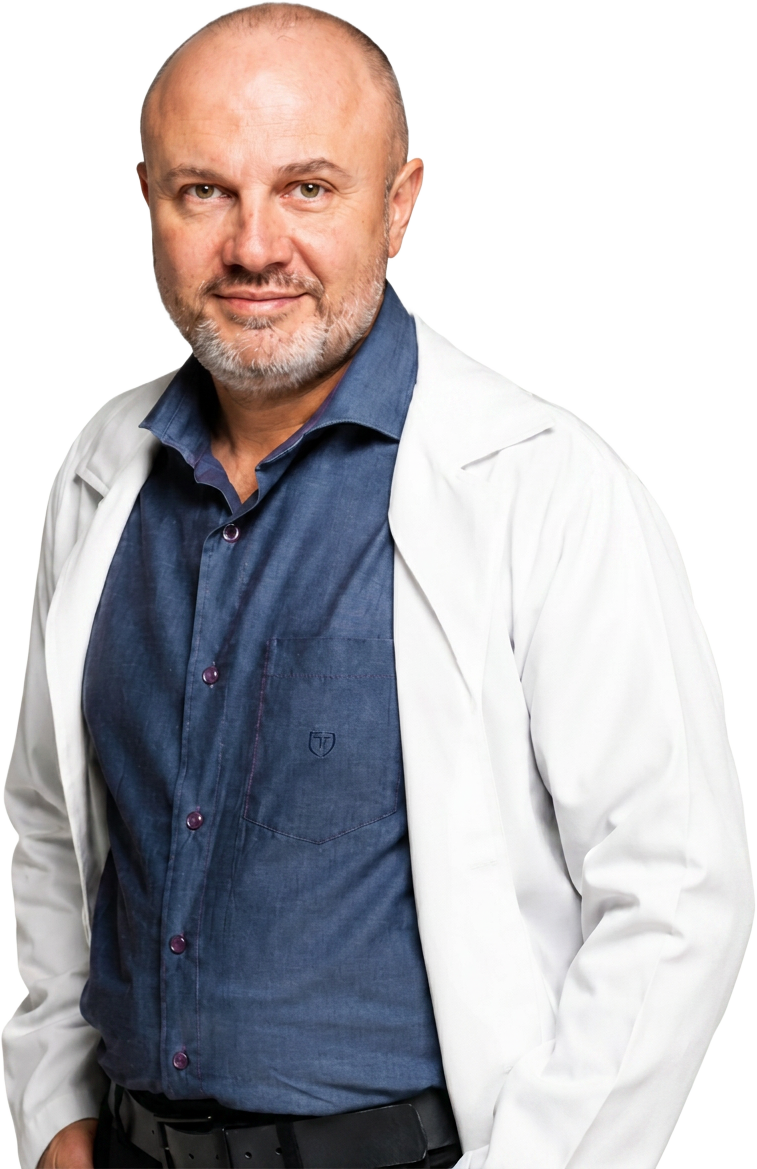 Prof. Dr. Fábio Roberto Pinto, cirurgião de cabeça e pescoço